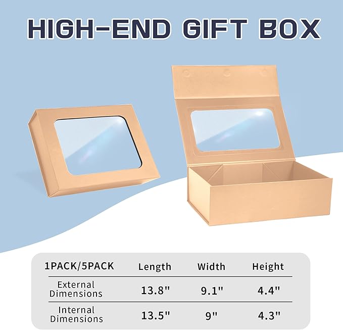 Rose Gold Large Gift Boxes - Image 2