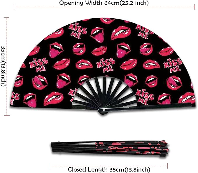 Boots on The Ground Fan, Large Folding Hand Fan - Image 2