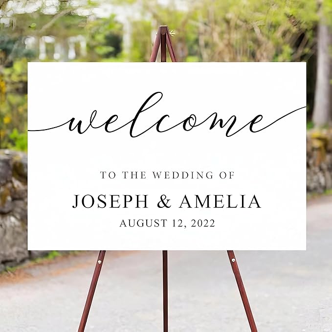 Wedding Welcome Sign - Image 3