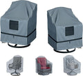 Outdoor Swivel Lounge Chair Cover 2 Pack, Waterproof Heavy Duty Outdoor Outdoor by GimaiOurun