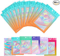 Funfery 100 Pack Gradient Holographic Bags, Resealable Mylar Bags by FUNFERY