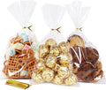 SUREHOME Cellophane Bags, 100 Pack Clear Gift Bag Cellophane Treat Bags by SUREHOME