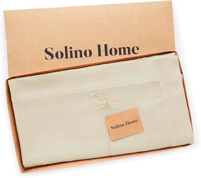 Solino Home Linen Tablecloth for Rectangle Tables 60 x 120 Inch - Image 6