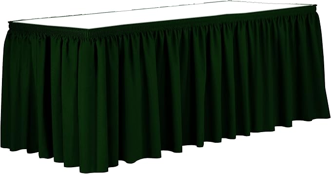 Ultimate Textile Pleat Polyester Fabric Table Skirt by UltimateTextile