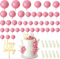 MIAHART Ball Cake Toppers Boho Grass Cake Topper Ball Cake Insert Decoration by MIAHART