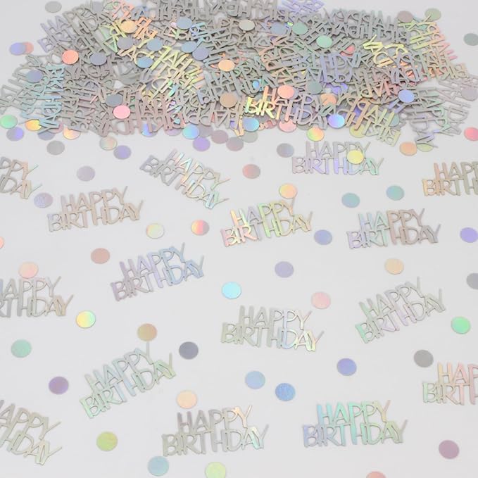 Birthday Confetti, Glitter Happy Birthday Table Decorations - Image 3