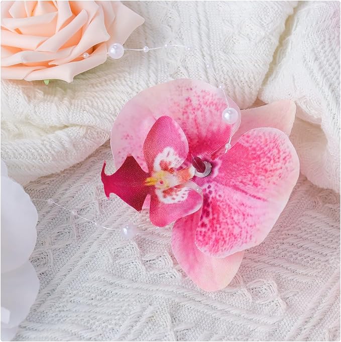 Flower Garlands 12pcs 82.6ft Artificial Hanging Flowers Faux Floral Vines - Image 5