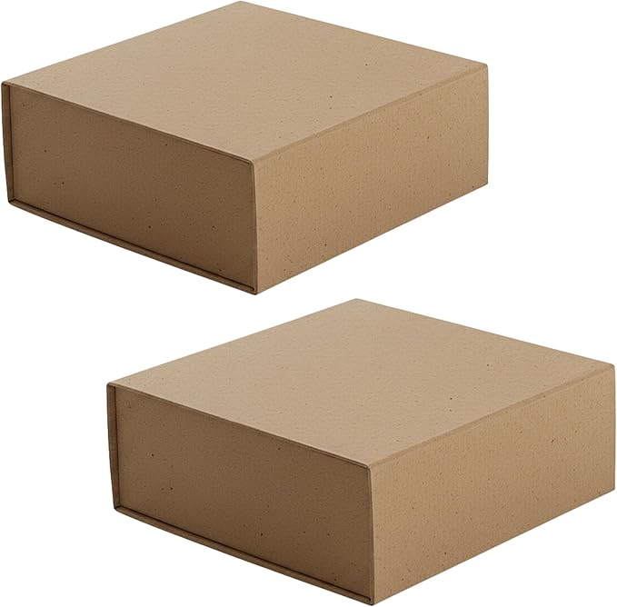 CECOBOX - Gift Boxes with Lids for Presents 6"x6"x2.75" - Matte, Collapsible by cecobox