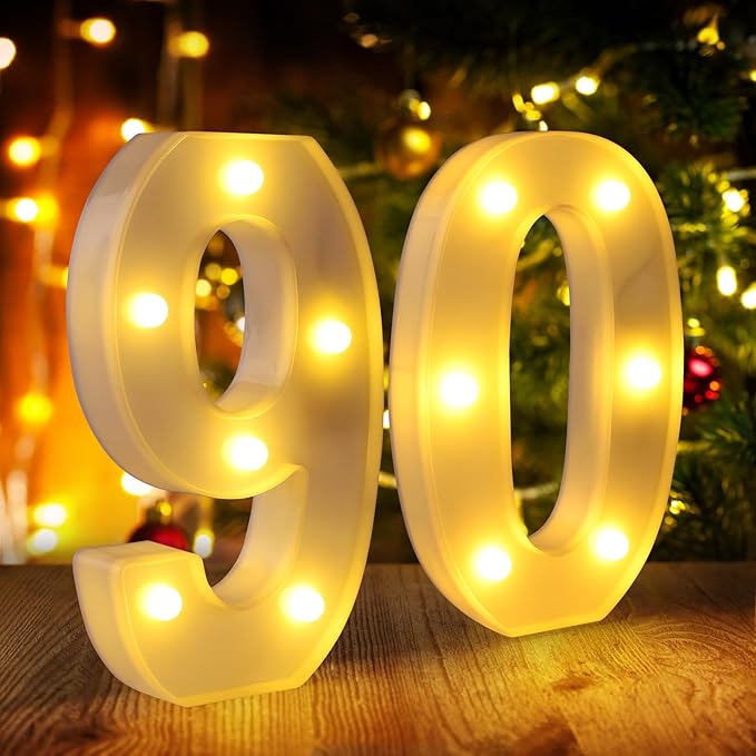 90th Birthday Decorations for Women Men, Happy 90 Birthday Decorations for by funsky