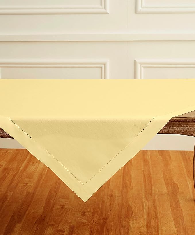 Solino Home Square Linen Tablecloth 52 x 52 Inch - Image 5