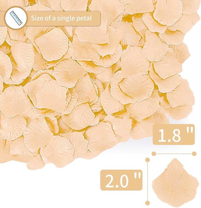 1000 Pcs Artificial Fake Rose Petals, Flower Petals - Image 3