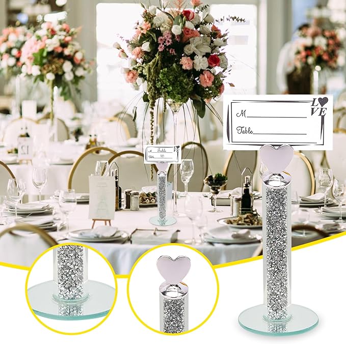 TACIDON 10Pcs Heart Table Number Holders - Image 3
