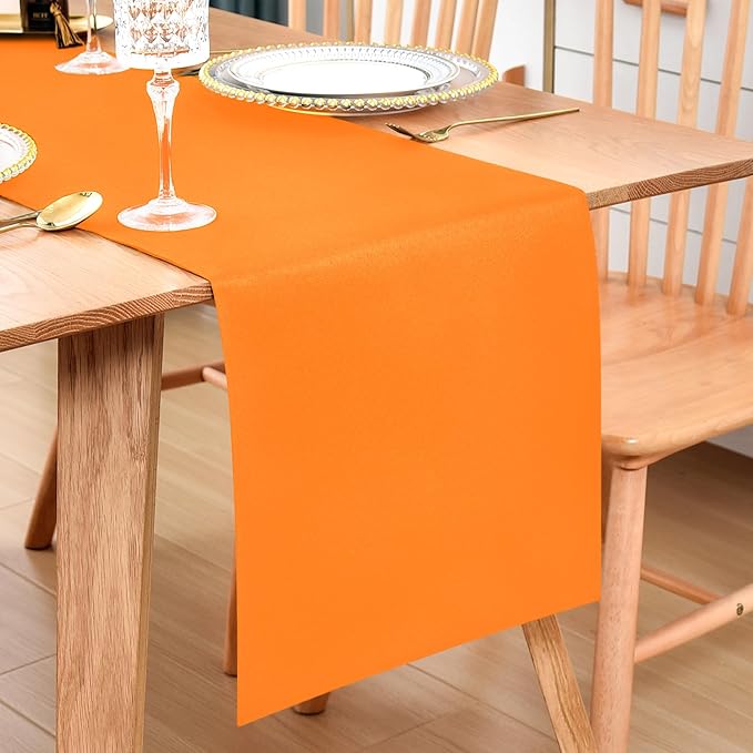 Farmhouse Orange Table Runner Dining Table Runners 60 Inches Long Coffee Table by Wolkemer