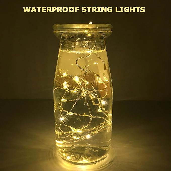 NeoJoy Wine Cork Lights, Rechargeable Bottle Fairy String Lights - Image 4
