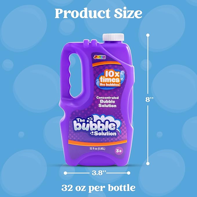 JOYIN 32 oz Bubble Solution Refills, Concentrated Solution - Image 7