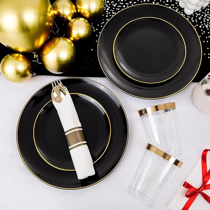 KIRE 350 PCS Plastic Dinnerware Set - Image 2