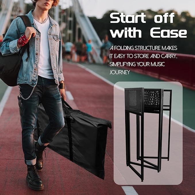 Portable DJ Booth 40" x 20", DJ Facade Table - Image 6