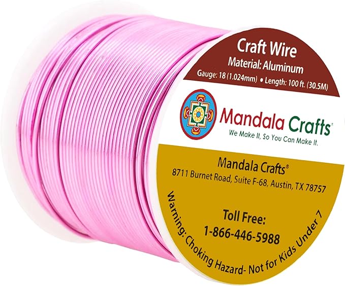 Mandala Crafts 18 Gauge Anodized Aluminum Craft Wire - Image 2