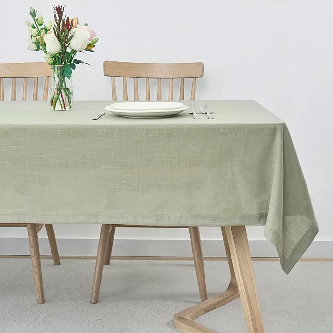 maxmill Lux Faux Linen Tablecloth - Image 2
