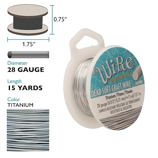 The Beadsmith Wire Elements Craft Wire – Tarnish Resistant, Soft Temper - Image 4