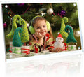 HELPLEX Picture Frames, 1 Pack 6x8 inch Acrylic Picture Frame Clear 6 x 8 Photo by HELPLEX