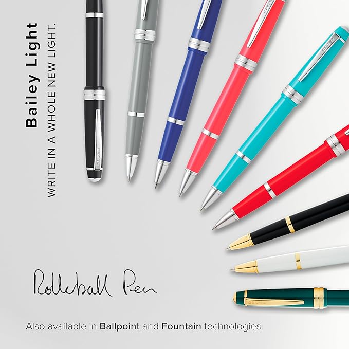 Cross Bailey Light Refillable Rollerball Pen Presented in a Everyday Gift Box - Image 6