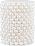 33 Feet Faux Pearl Beads Garland 10mm Craft String Pearls by Unknown