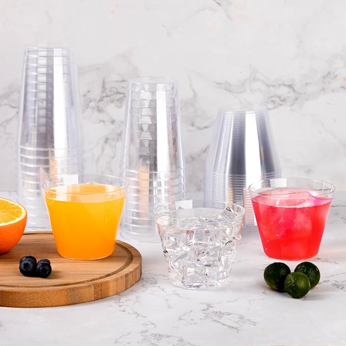 Goodluck 50PCS 9oz Clear Plastic Cups - Image 6
