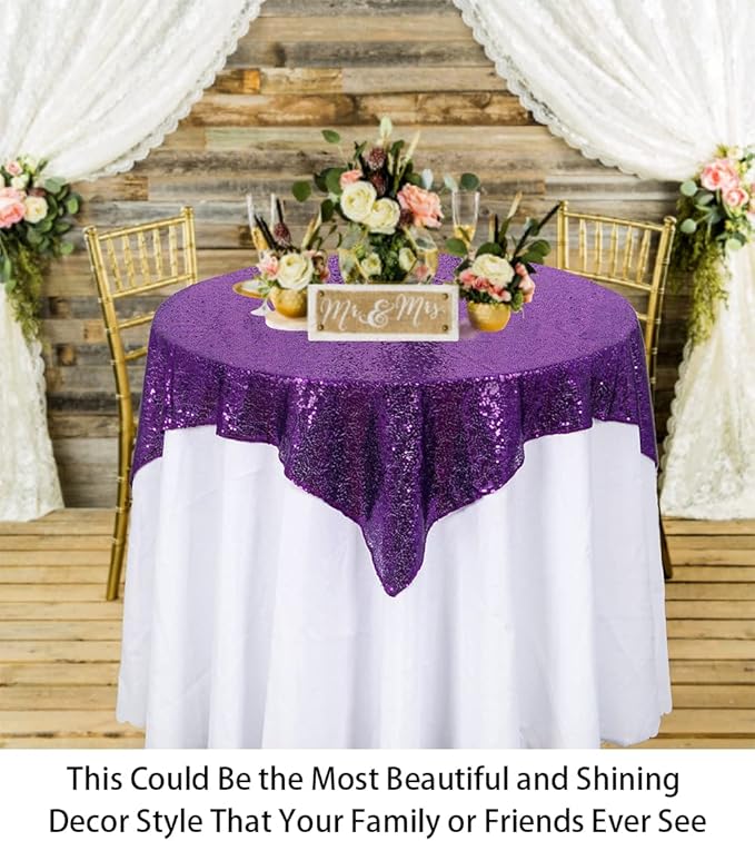 ShinyBeauty Sequin Tablecloth - Image 5
