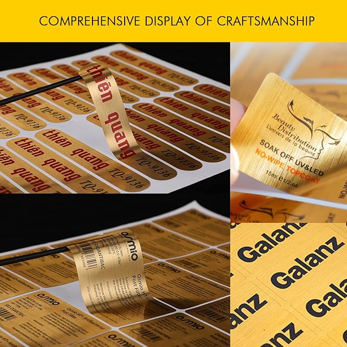 Custom Logo Stickers for Business, Personalised Logo Labels, Waterproof - Image 6