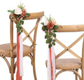 Wedding Aisle Decorations for Wedding Ceremony Set of 10 Pew Flowers for Church by DreamBuilt