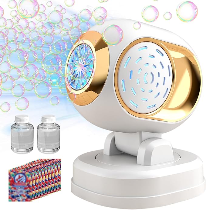 BOMOCO Bubble Machine Battery Operated Durable Bubble Blower Machine Automatic - Image 9