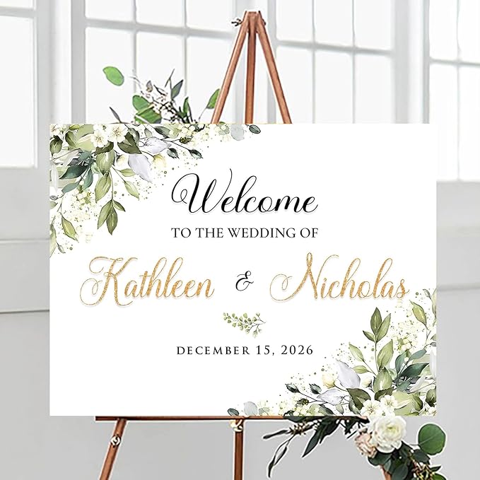 Wedding Signs For Ceremony And Reception, Wedding Welcome Sign, Wedding Welcome - Image 3