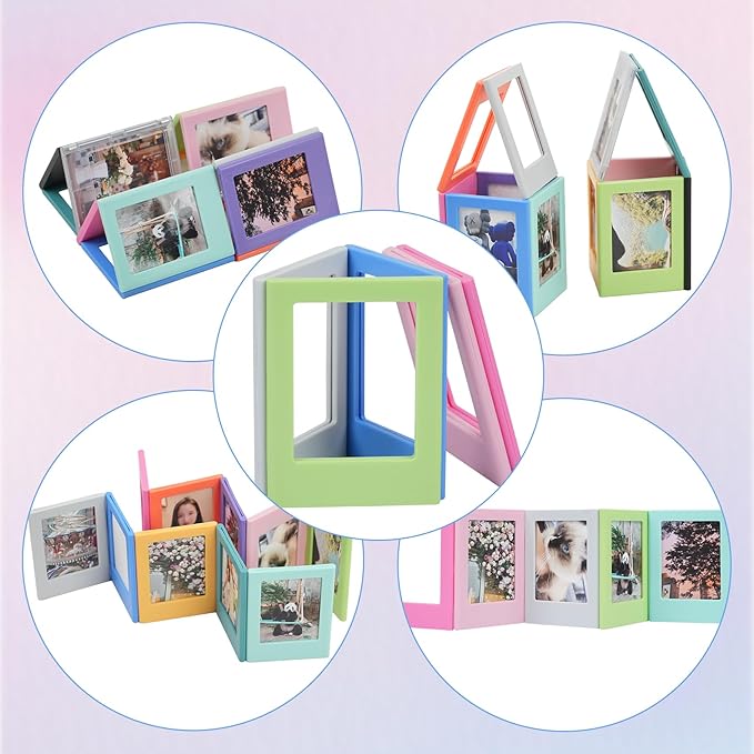 12 Packs Magnetic Picture Frame, Mini Picture Magnets 2x3 Picture Frame - Image 7