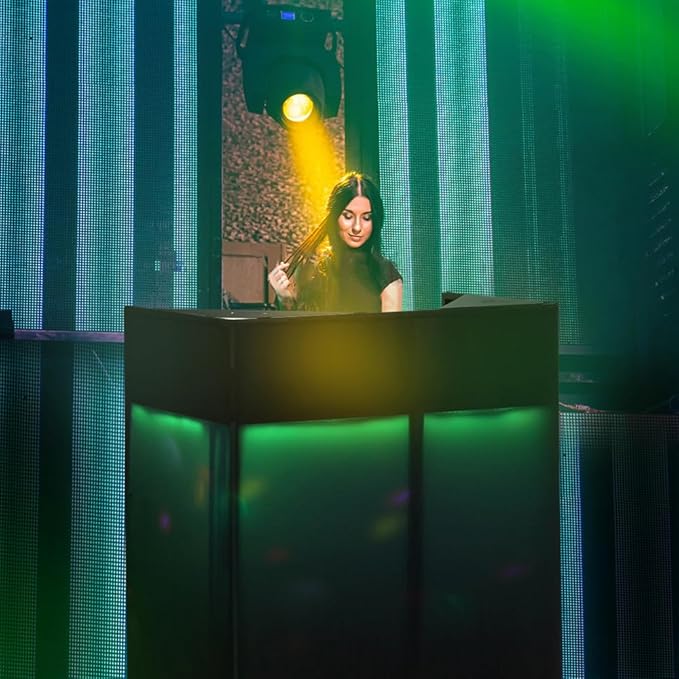 LUCKUP DJ Facade Booth 41"L x 20"W Portable DJ Facade - Image 7