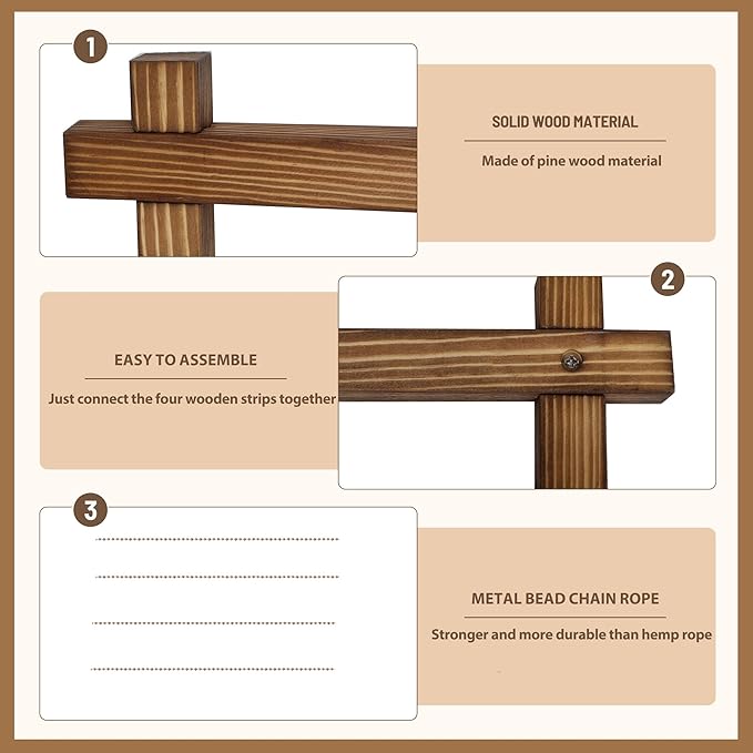 Collage Picture Frame, Photo Display Board, Hanging Pictures Frames - Image 7