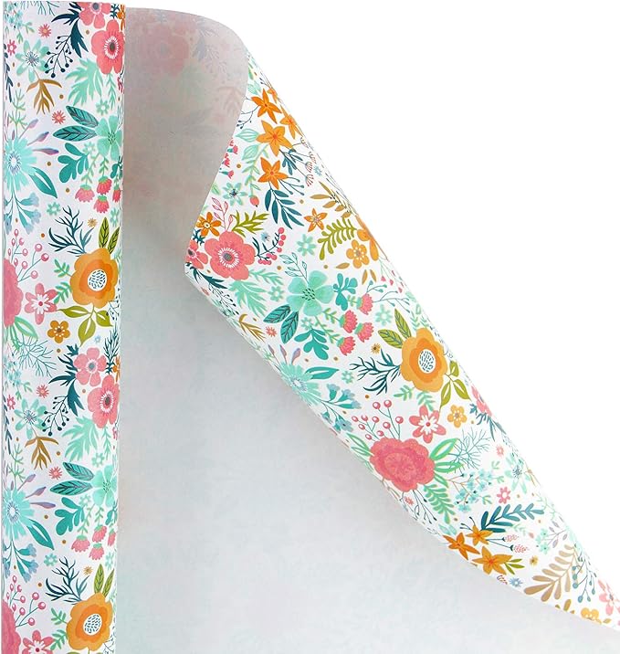 WRAPAHOLIC 30 Inch Jumbo Floral Wrapping Paper - Image 4