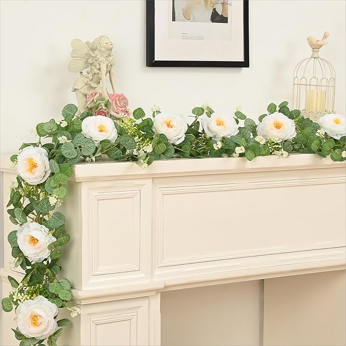 Dolicer 2Pcs 13Ft Artificial Eucalyptus Garlands - Image 8