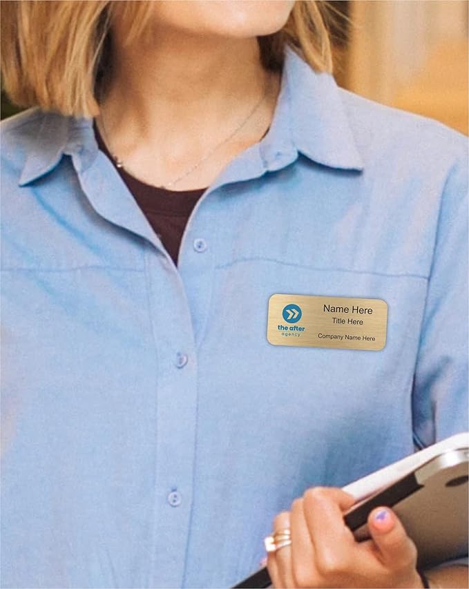 Custom Name Tag with Logo - Image 8