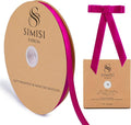 Hot Pink Velvet Ribbon 3/8'' 25 Yards by SIMISIRIBBON