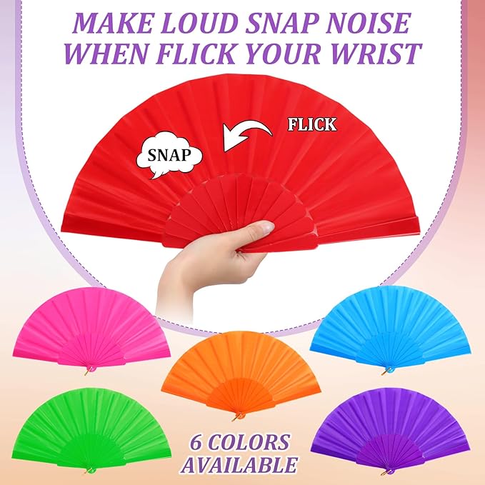 Geetery 30 Pcs Folding Hand Fan - Image 6