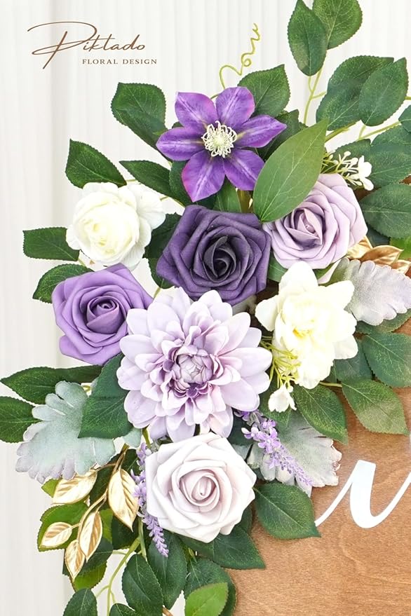 Wedding decor Welcome Sign Flower Backdrop Garland - Image 8