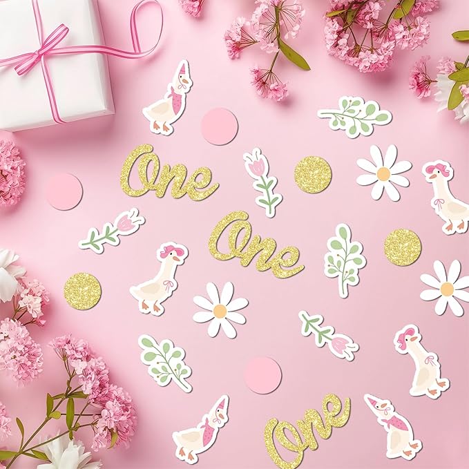 220PCS One Silly Goose Birthday Decor - Image 5