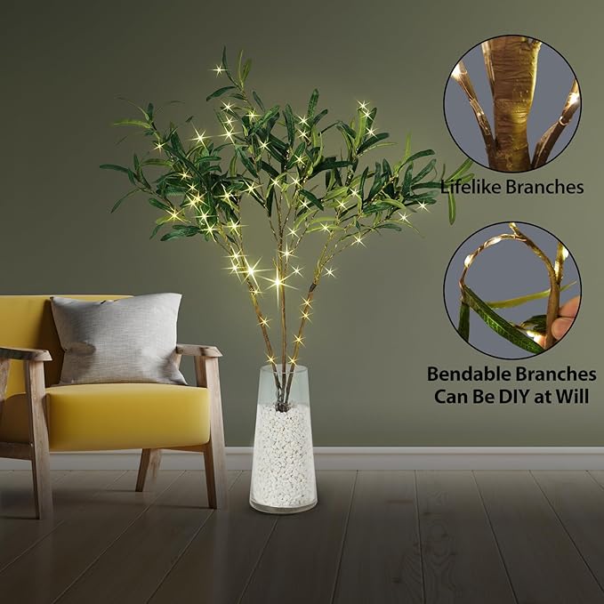 Bexdir Lighted Olive Branches - Image 4