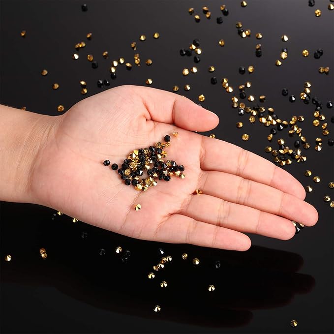 10000 Clear Wedding Table Scatter Confetti Crystals Acrylic Diamonds Rhinestones - Image 3