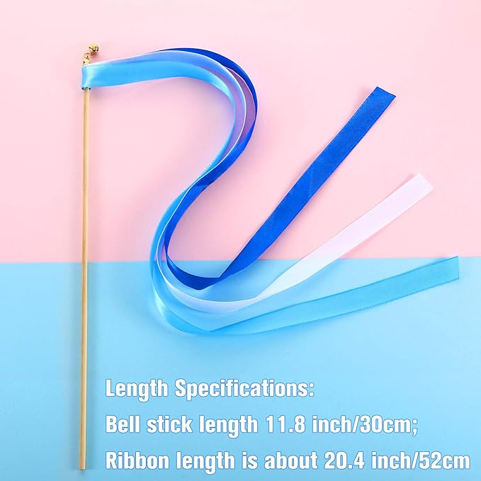 Boao 40 Pieces Mixed Color Ribbon Sticks - Image 3