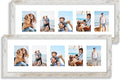 8x24 Picture Frame 2 Pack, Distressed White Wood Frame by Hongkee