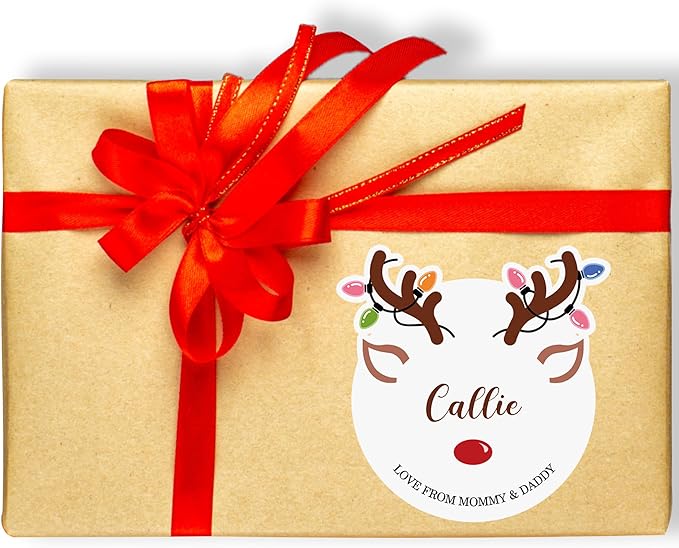 CALLIE Personalized Christmas Stickers by CALLIEGIFTSUPPLY