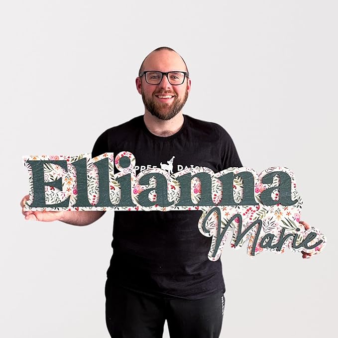 Custom Wooden Name Sign - Image 3