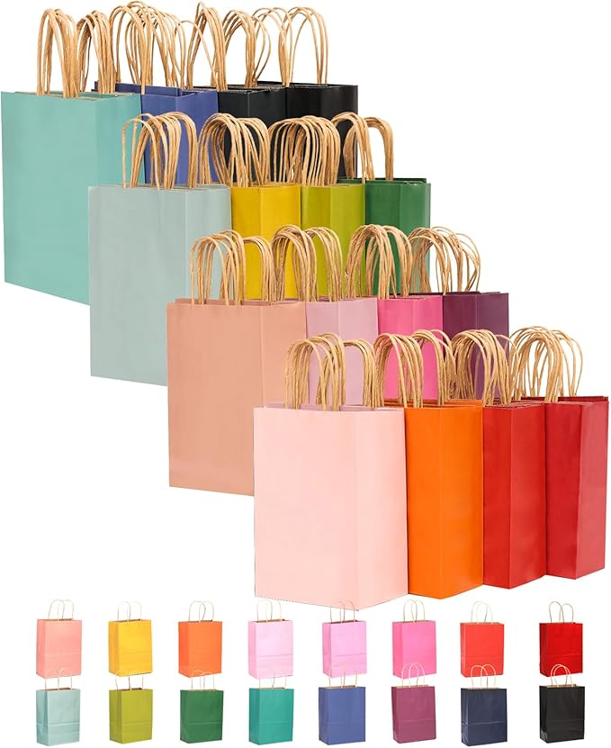 qiqee Small Size Paper Gift Bags by Qiqee